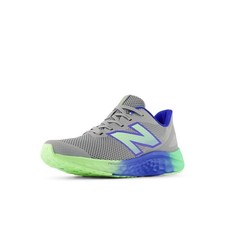 SEE PICS New Balance Kid's Fresh Foam Arishi V4 Hook Loop Running Shoe, Grey,