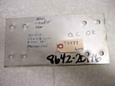 LEGRAND CABLOFIL Splice Plate, Stainless Steel 5.50" x 11.125" - (8) 3/8" Holes