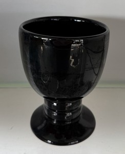 Frankoma 26LC Goblet Black Onyx. New. Mint Condition.