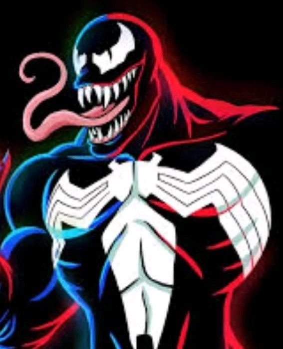 Venom Bust. Custom Statue of Venom from the Spiderman Comic Books. - Image 4 of 4