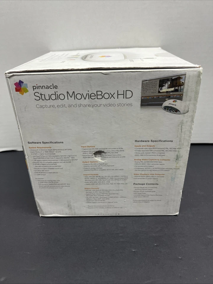 Pinnacle Studio Movie Box HD ~ Brand New Sealed - Image 2 of 4