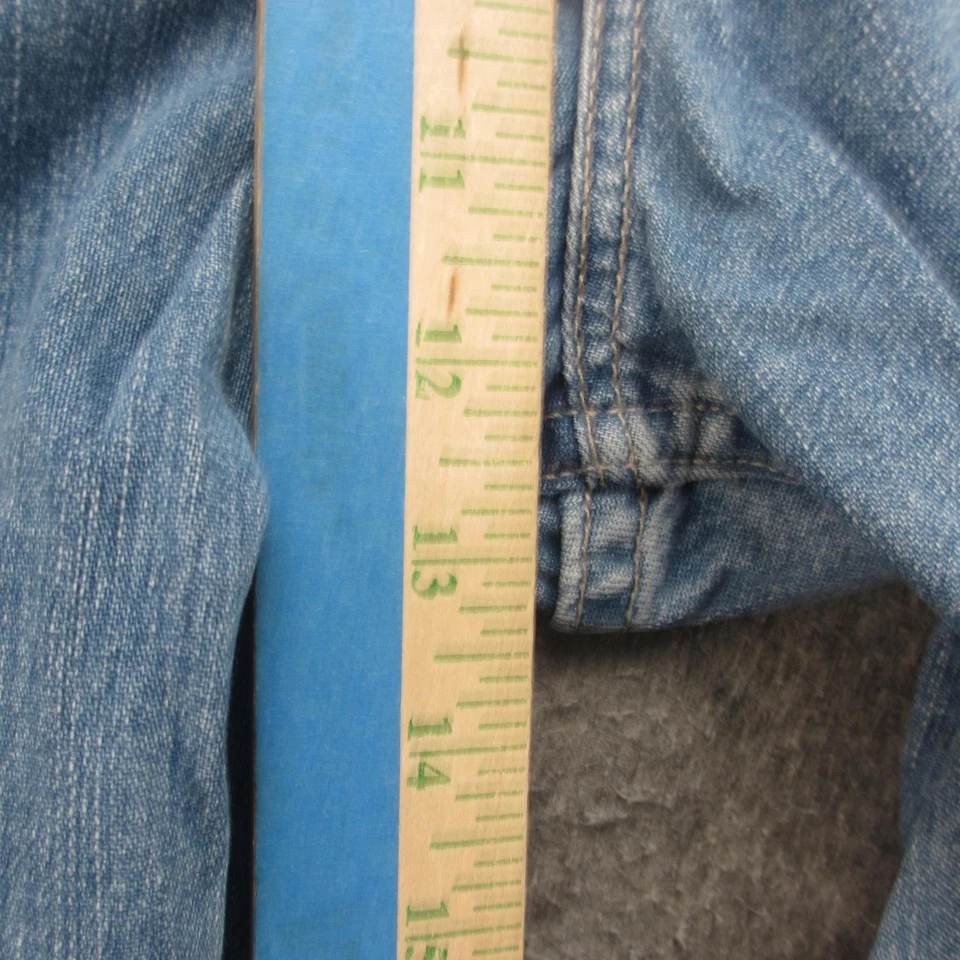 Pantalones de mezclilla Tommy Hilfiger para hombre 34x32 azul calce clásico pierna recta 100 % algodón Foto 4 de 4