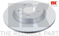 2X Bremsscheibe NK 312552 2 Bremsscheiben Hinterachse Hinten