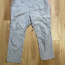 5.11 Tactical Series Men  S Beige Utility Cargo Pants Size 38X30 Workwear