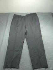 Zanella Mens Pants 44x29 Gray Dress Suit Wool Pleated Italy Bennett 