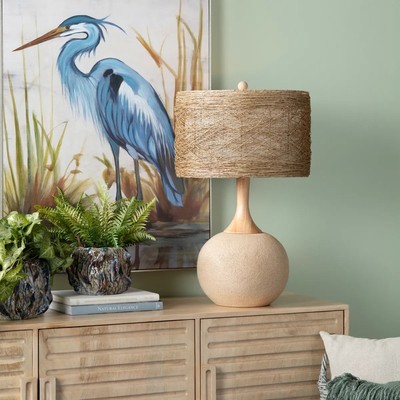Mintaka of Oakridge Table Lamps (2-Pack), Tan, Coastal