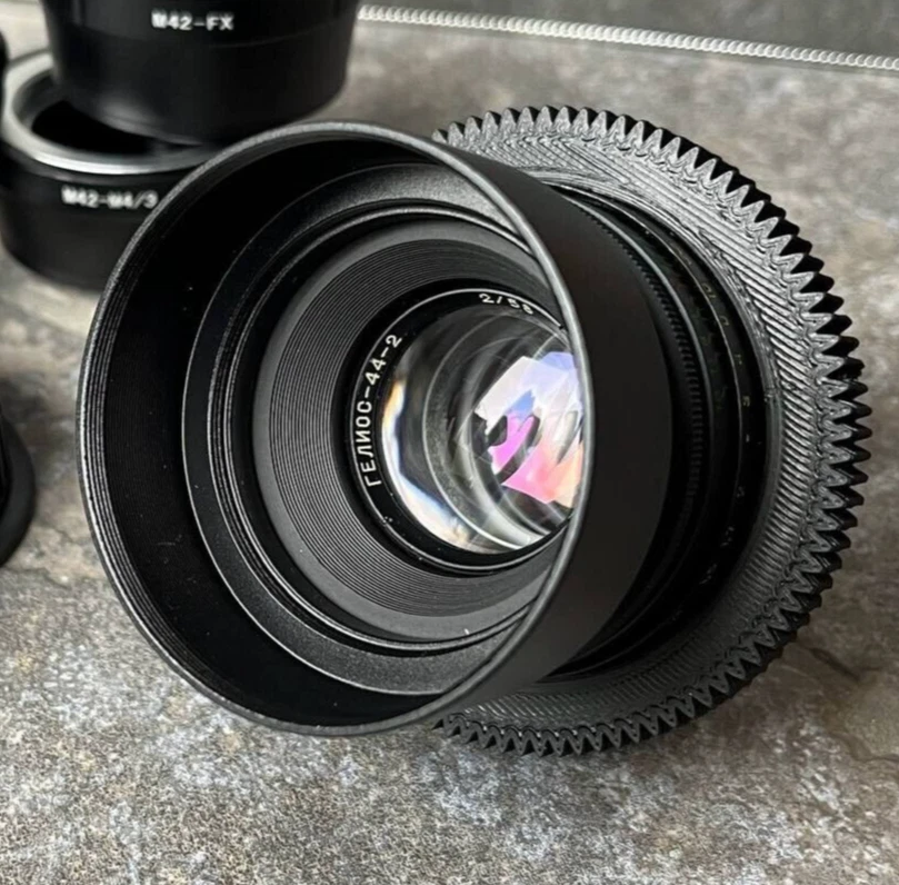 Lot Objectif Photo Ancien Avec Filtre Helios 4x Et Bague 72x0,75 - Occasion