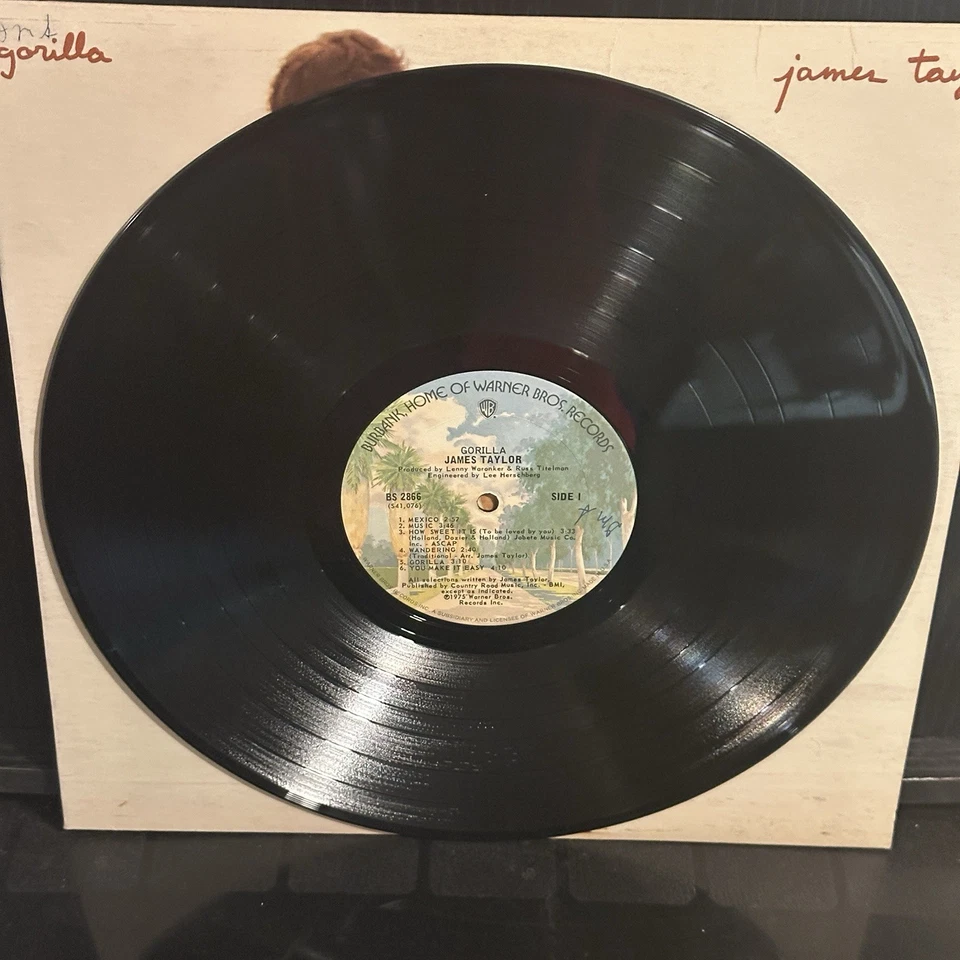 JAMES TAYLOR 1975 WB 1st Pressing EX Vinyl LP - How Sweet It Is - BS 2866 - Image 4 of 4