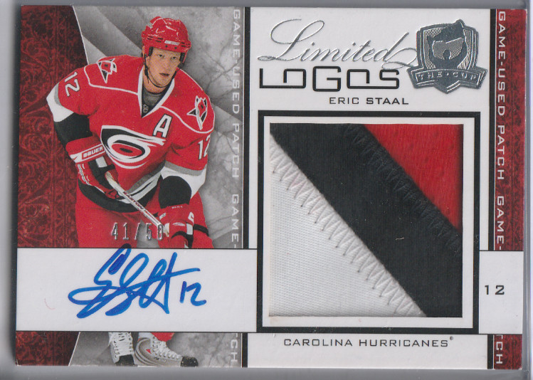Eric Staal 2008-09 Upper Deck The Cup Limited Logos #/50