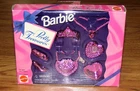 Vintage 1995 Barbie Pretty Treasures Pink Tiara Accessories Set, Mattel 14544