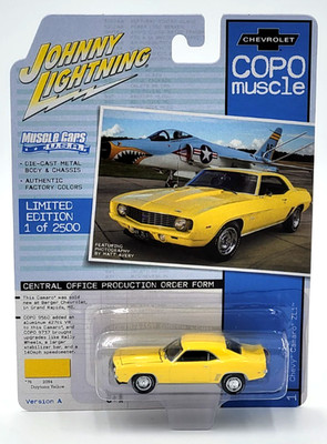 Johnny Lightning Muscle Cars U.S.A. 1969 COPO Chevy Camaro ZL1 Limited Edition