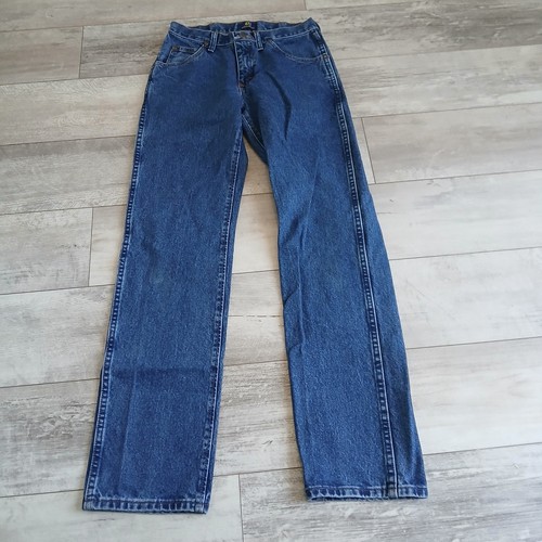 Wrangler 47MWZ Regular Fit Dark Wash Denim Jeans Mens 29x34 Cowboy Western - Picture 2 of 13