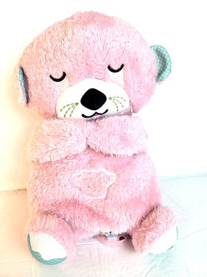 Fisher Price Soothe 'n Snuggle Otter Sleeping Plush Breathing Motion Sound