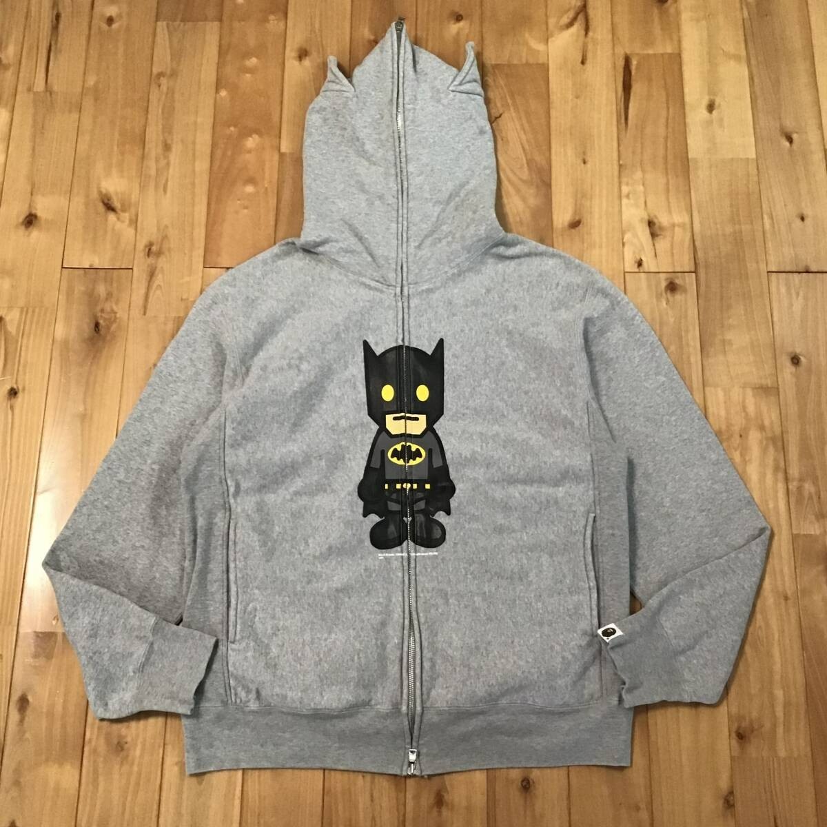 BAPE × DC Comics Batman full zip hoodie a bathing ape NIGO