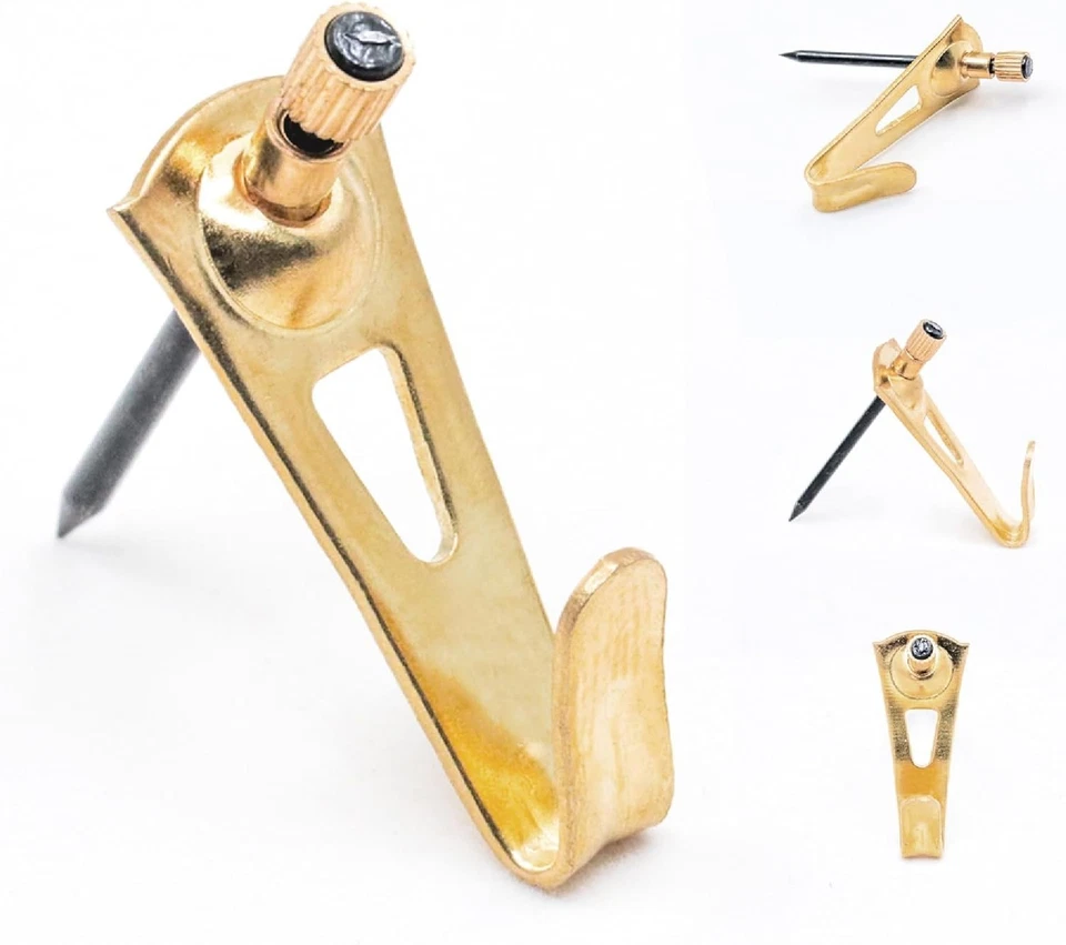 Clavos para colgar cuadros - Paquete de 100 colgadores de pared de yeso Foto 2 de 4