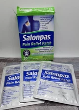 15 Patches Salonpas Pain Relief Patch Menthol Topical Analgesic