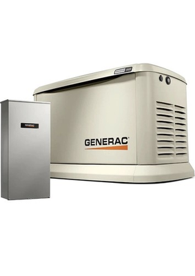 #ad Generac Guardian 26kW Standby Generator w 200 amp Transfer Switch 7291 $3229.00