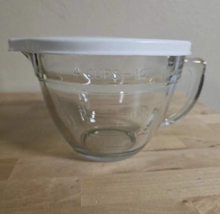 Tasse à mesurer Prepware Pyrex Classic - Comprend un couvercle - Verre