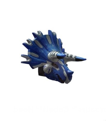 Robl0x | Armorsaurs Cobalt Head Hat Blue Triceratops Dinosaur - RARE Toy Code