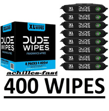 DUDE Wipes, Flushable Wipes, Extra Large and Fragrance-Free Wipes 400 ct.