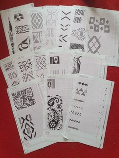 knitting machine mylar sheets
