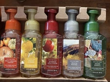 Bath & Body Works Fall Favorites Foaming Soap Set - Autumn Apple Pumpkin (5)