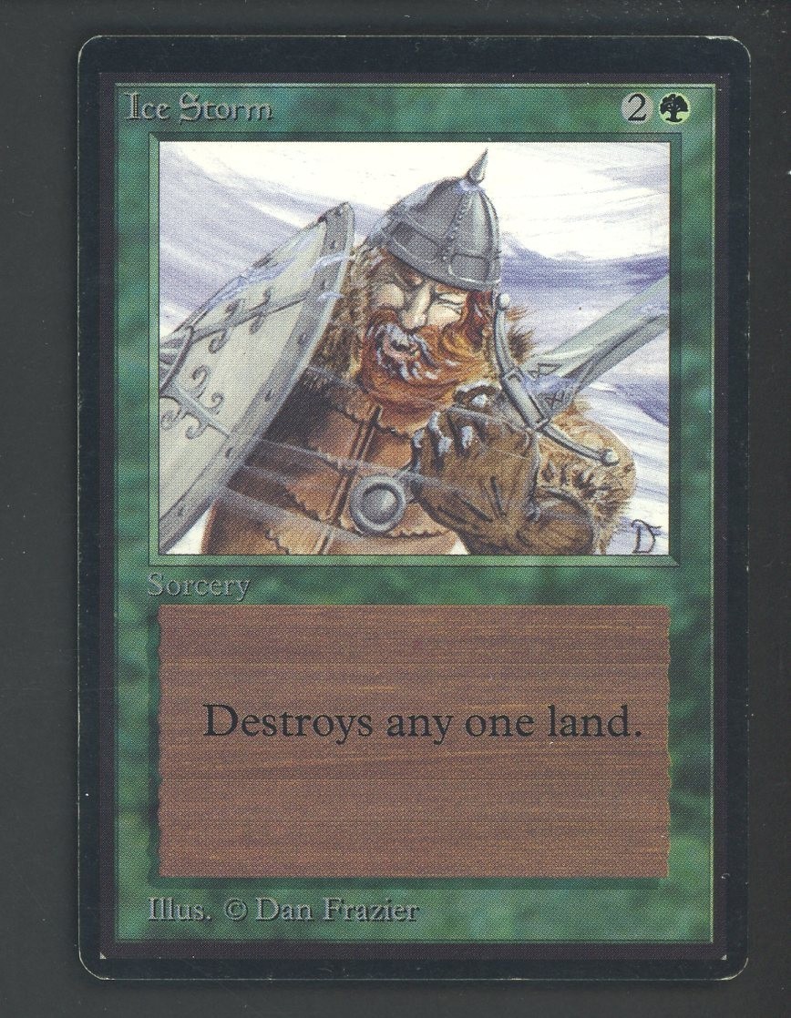 1993 MTG Magic The Gathering Beta Edition Ice Storm