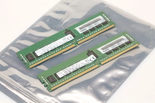 SK HYNIX / LENOVO .. 16Gb DDR4 ECC (2x8) PC4-2400T-RE1-11 / 01AG608 pour P410 ..