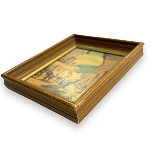 Sanford Stevens Framed Print Art Market Day 12 x 10 wood frame #429 Street scene - Picture 6 of 9