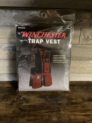 Winchester Mesh Hunting Shooting Vest Trap Skeet Vest Mens SML - Picture 2 of 3