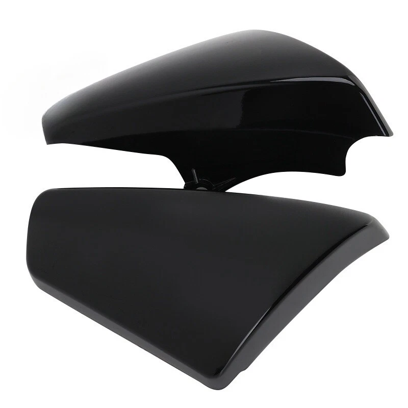 Cubiertas de carenado lateral de batería negras brillantes para Kawasaki Vulcan 900 VN900 2006-2020 Foto 2 de 4