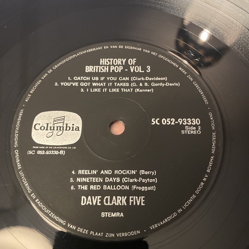 DAVE CLARK FIVE:HISTORY OF BRITISH POP VOL 3 Holland LP (5) - Picture 3 of 8