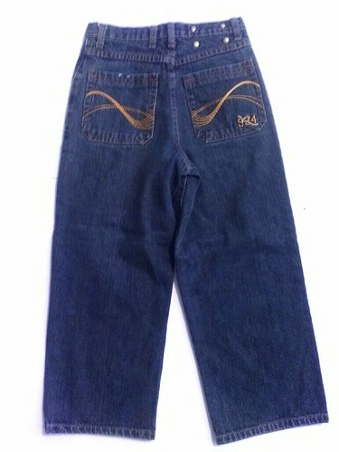 7X Size Boys XL Youth Jeans RocaWear Loose Straight Blue nice Pants - Picture 6 of 6