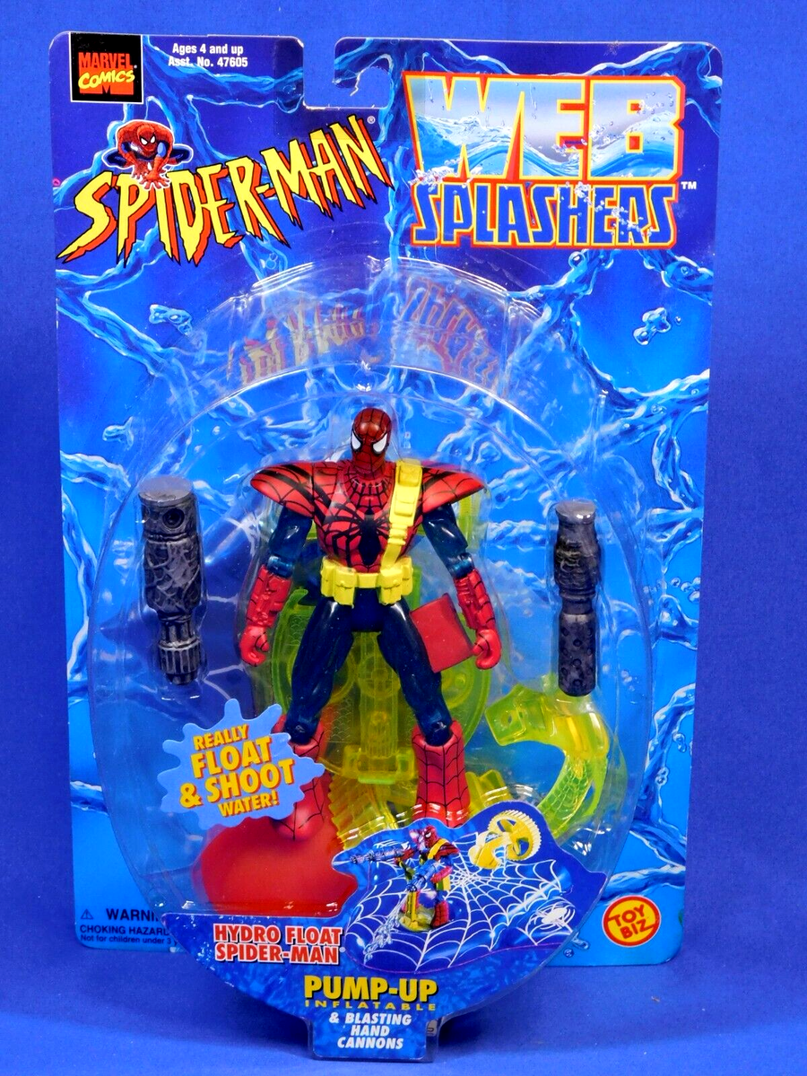 MARVEL WEB SPLASHERS HYDRO FLOAT SPIDER-MAN 1998 TOY BIZ | eBay