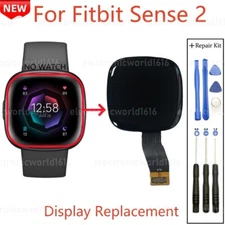 Display For Fitbit Sense 2 FB521 Fitness GPS Watch LCD Screen Glass Repair NEW