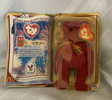 Ronald McDonalds TY Millennium The Bear Purple Beanie Baby 2000 New in Package