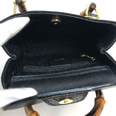 バッグ GUCCI GUCCI 007・1793・0238 Pochette Bamboo 2WAY Hand Bag Shoulder Bag
