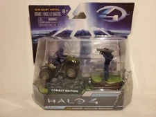 Halo 4 Die-Cast * New UNSC Mongoose * Combat Edition * Spartan Solider Warrior 