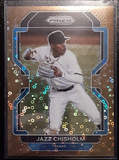 2022 Prizm Bronze Donut Circles Prizm Parallel /40 #256 Jazz Chisholm - Miami