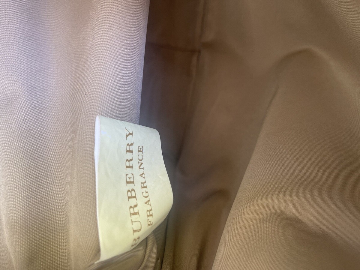 Burberry Fragrance Polyester PVC Tan Nova Check Messenger Bag