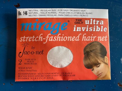 Nwot Jaconet Mirage 14 GRAY Invisible HAIR NETS