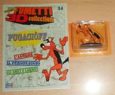 ED.HOBBY WORK SERIE FUMETTI 3D COLLECTION  N° 34  MODELLINO  PUGACIO'FF  !!!!!