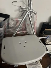 Tub Transfer Bench & Sliding Chair, Non Slip Aluminum, Adjust., up to 400 Lbs,