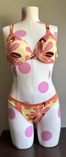 Vtg Victorias Secret Set Body By Victoria Unlined Demi Bra 34C Panties Small
