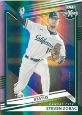 2022 Panini Elite Extra Steven Zobac Status RC 312/499 Kansas City Royals