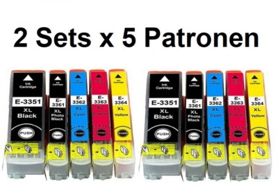 33XL Kompatibel Tinte Patronen Für Epson T3351 T3361 T3664 XP 530 XP 630 Xp 830