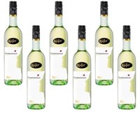 6X Käfer Chardonnay WeißWein IGT Italienischer Wein 12 % Vol. - 0,75 L Flasche