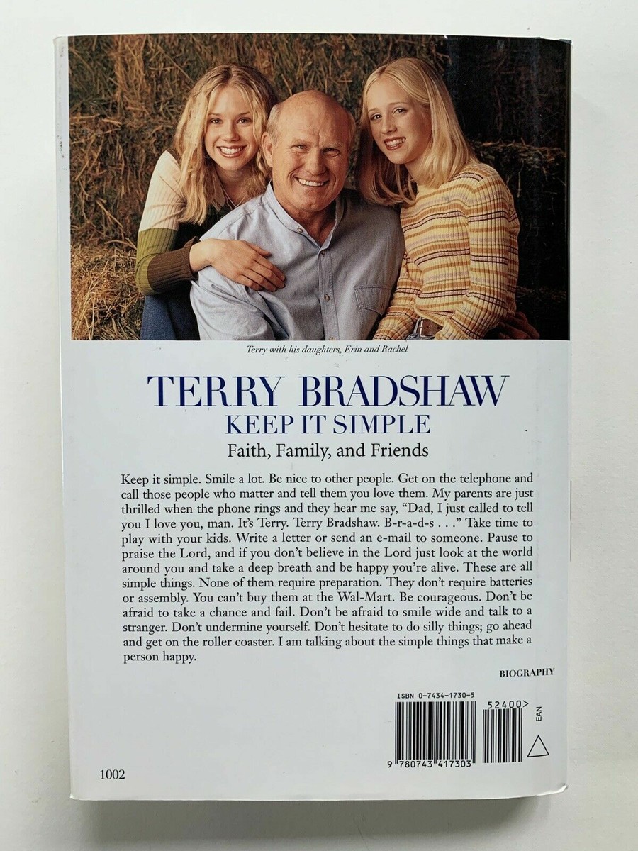 Pittsburgh Steelers TERRY BRADSHAW autographed signed auto Keep It