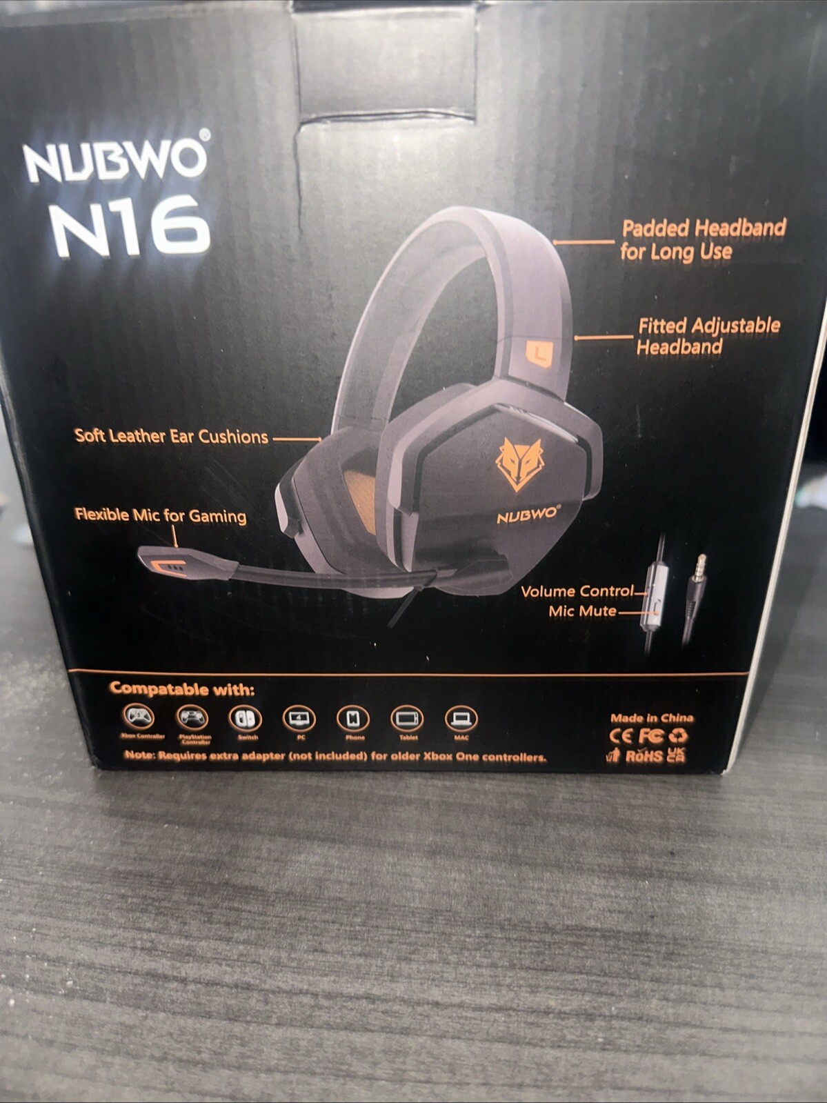 Nubwo Gaming headphones. New In box