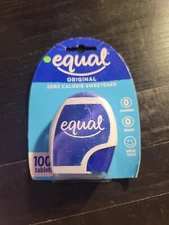 Equal 20016527 Sweetener Zero Calorie Original Taste Sugar Free Tablets 100ct
